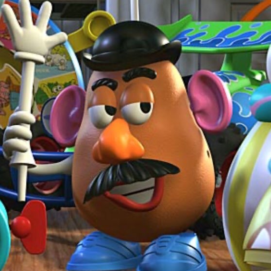 Mike Leach as Mr. Potato Head: