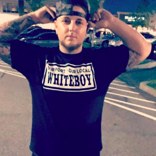 4/ On his Facebook page, Cardoso also sports a "Support Your Local Whiteboy" t-shirt.