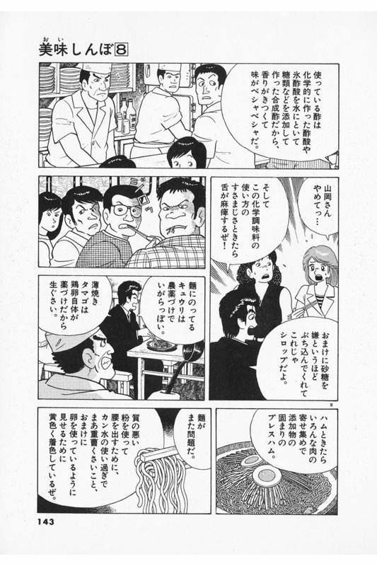 世界一の平和主義者 Gori 美味しんぼは登場人物がクズ多め