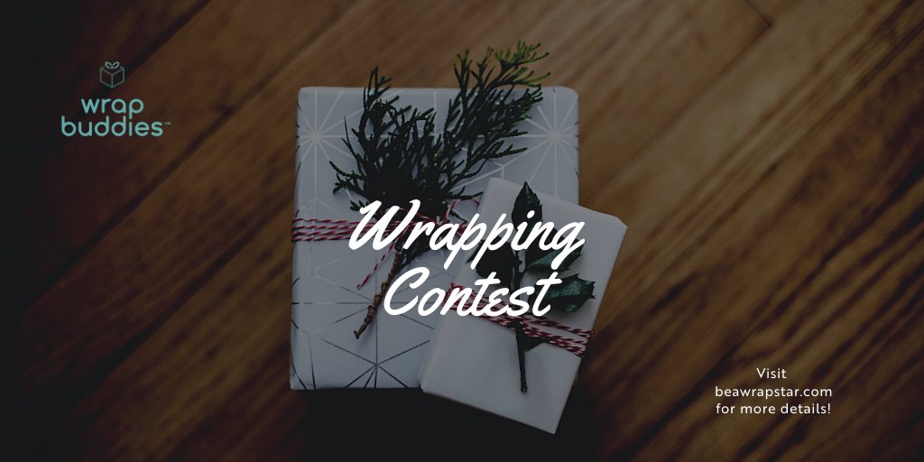 BretWortman's tweet photo. Reminder: Enter our Gift Wrapping contest! 🏆 - https://t.co/nSFVo2asUX https://t.co/rjSVkVveqA