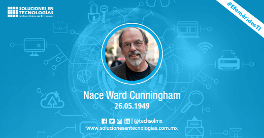 techsolmx's tweet photo. Un día como hoy (26/05/1949): Nace Howard Cunningham, en la ciudad de Michigan, Indiana, conocido como: «El Padre del Término Wiki» y creador del primer sitio wiki, el WikiWikiWeb. https://t.co/X03rqGL4wu

#SomosSoluciones #EfeméridesTI #HowardCunningham #Wiki #WikiWikiWeb https://t.co/CTUavEeeoT