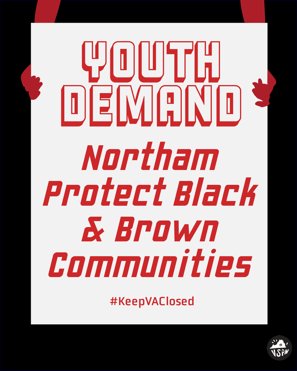 ACTION ALERT! We are dropping banners across the state in Charlottesville, Richmond, Harrisonburg, Fairfax, and Williamsburg calling on  @GovernorVA to  #KeepVAclosed and provide adequate protections from COVID-19 for Black and brown communities. THREAD: