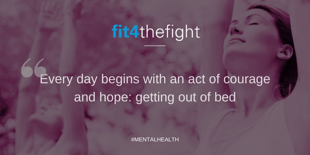Every day begins with an act of courage and hope: getting out of bed #MentalHealth #TuesdayThoughts #quoteoftheday #personaltraining #fitness #personaltrainer #gym #workout #training #fitnessmotivation #motivation #health #fit #exercise #bookingapp #paymentapp