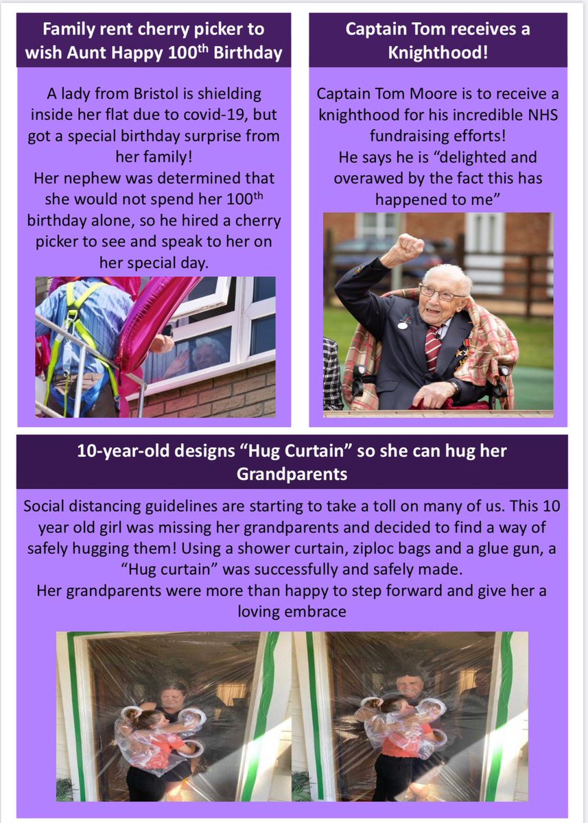 Take a read of this weeks positive newsletter! How are we on Issue number 7 already?! We hope it brings you a smile 😀