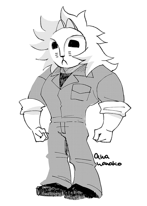 ガタイのよい男性 #創作 