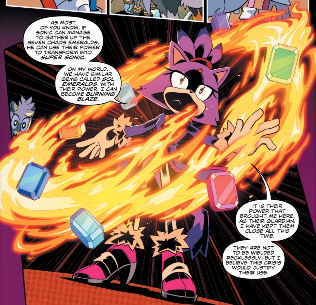 Mlick on Twitter: "Anyways, go out and buy the IDW Sonic comics. Just like  blaze, Sonic's friends are written REALLY well in these.… "