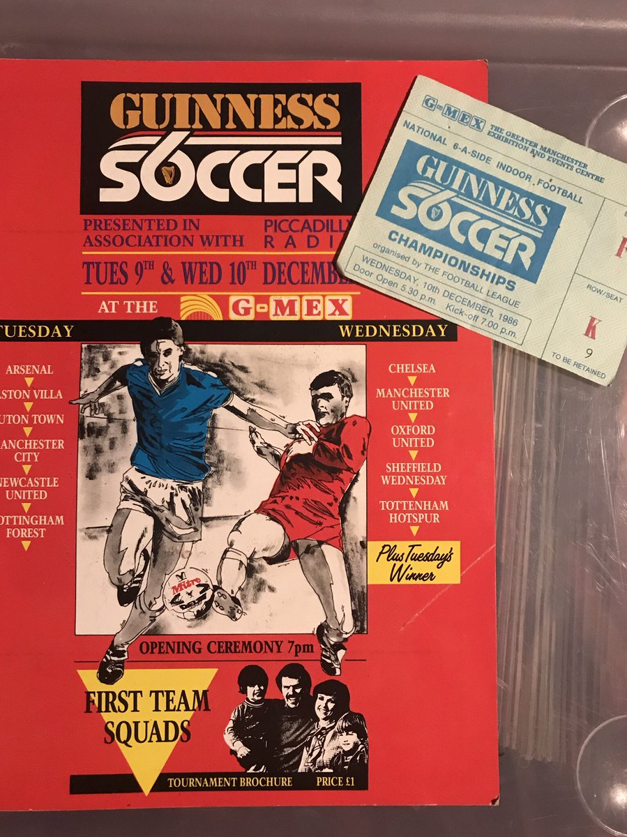 The 80s were strange though. Division One teams playing indoor 6-a-side tournaments with their first team squads in the middle of the season! What was that about? /9