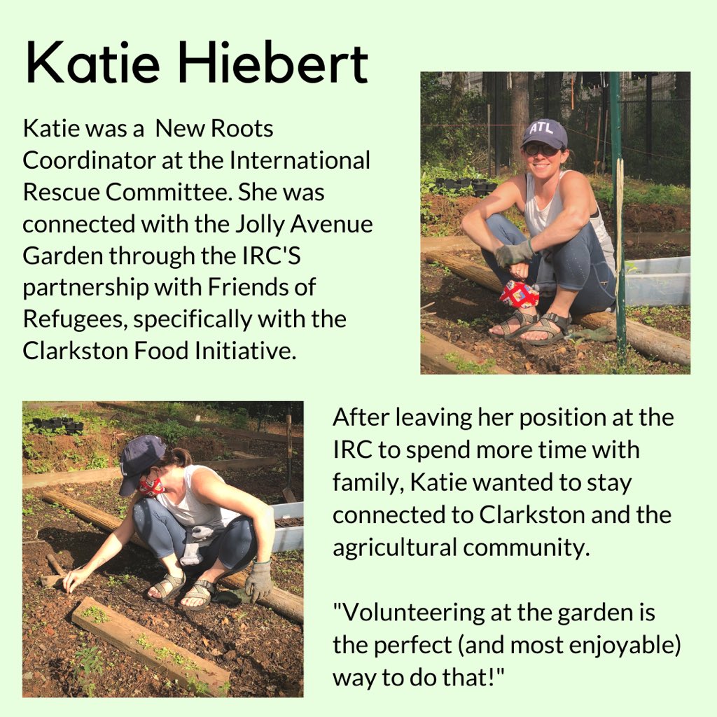 JollyAveGarden's tweet photo. With recent garden expansion and increased cultivation, Katie and Faye have volunteered their time in the garden to help accelerate the process. From fertilizing the planting areas, to transplanting, to weed eating - we are thankful for these volunteers for their time. https://t.co/SP4DT3l6wI