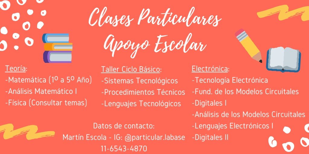 martin_2708's tweet photo. Estoy dando clases particulares y apoyo escolar virtuales 💻📚

Siganme en instagram: particular.labase https://t.co/iOMBEGCAkS