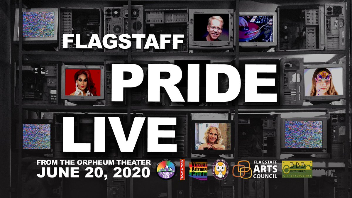 🏳️‍🌈🏳️‍🌈🏳️‍🌈 NEW LIVE STREAM ANNOUNCE 🏳️‍🌈🏳️‍🌈🏳️‍🌈

We're happy to announce we are partnering with <a href="/FlagstaffPride/">Flagstaff Pride</a> and #VirtualPrideArizona to bring you #FlagstaffPrideLIVE streamed from our stage straight to you at home JUNE 20th starting at 3pm!