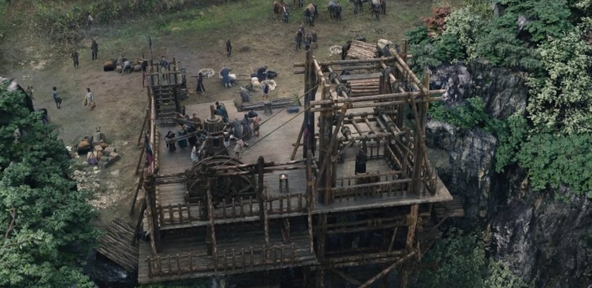 7. Daekan Forces arriving at The Great Black Cliff, going down to Iark, and captured everyone including the Wahan Tribe (Ep. 2)—one of the most barbaric yet heart-breaking scenes ever :((