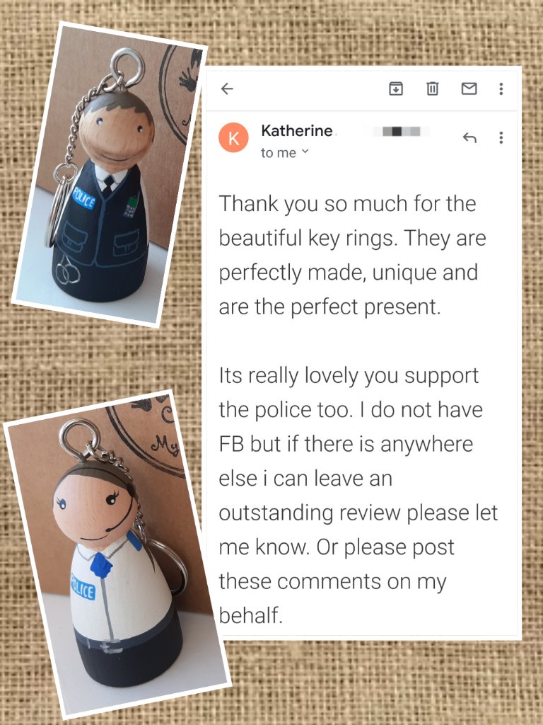 Just received this lovely e-mail from a customer ❤