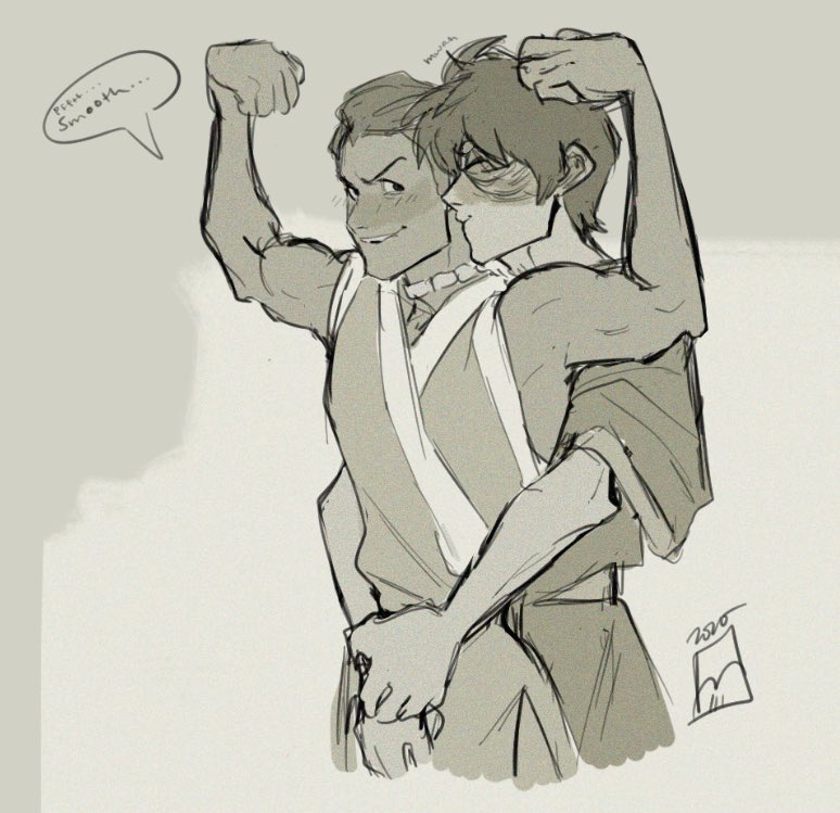 Hello, Zukka here. 
Zuko is Sokka’s hype man :,) 
#zukka #atla