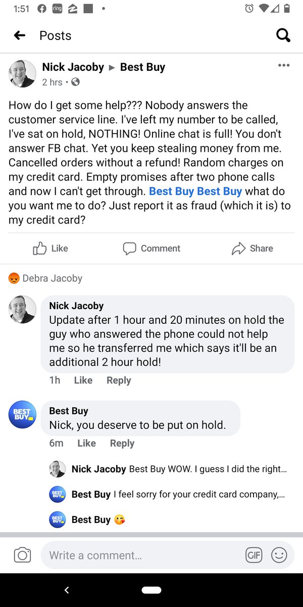 183nick's tweet photo. @BestBuy keeping it classy! #BestBuy https://t.co/6fsGp1OZdO