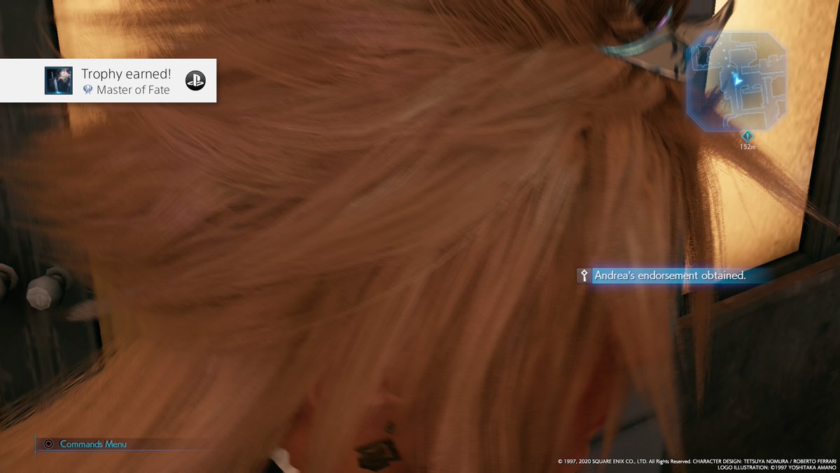 PedersonZMT's tweet photo. FINAL FANTASY VII REMAKE
Master of Fate (Platinum)
Earn all FINAL FANTASY VII REMAKE trophies. #PS4share https://t.co/gLeAYWdLfC