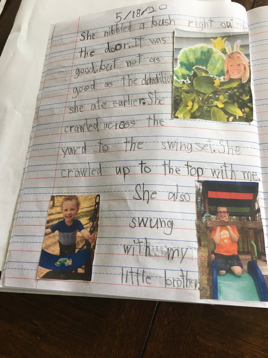 NS_Grade2's tweet photo. Adventures of Mrs. Murabito caterpillar and butterfly https://t.co/BUgKmLtRHS