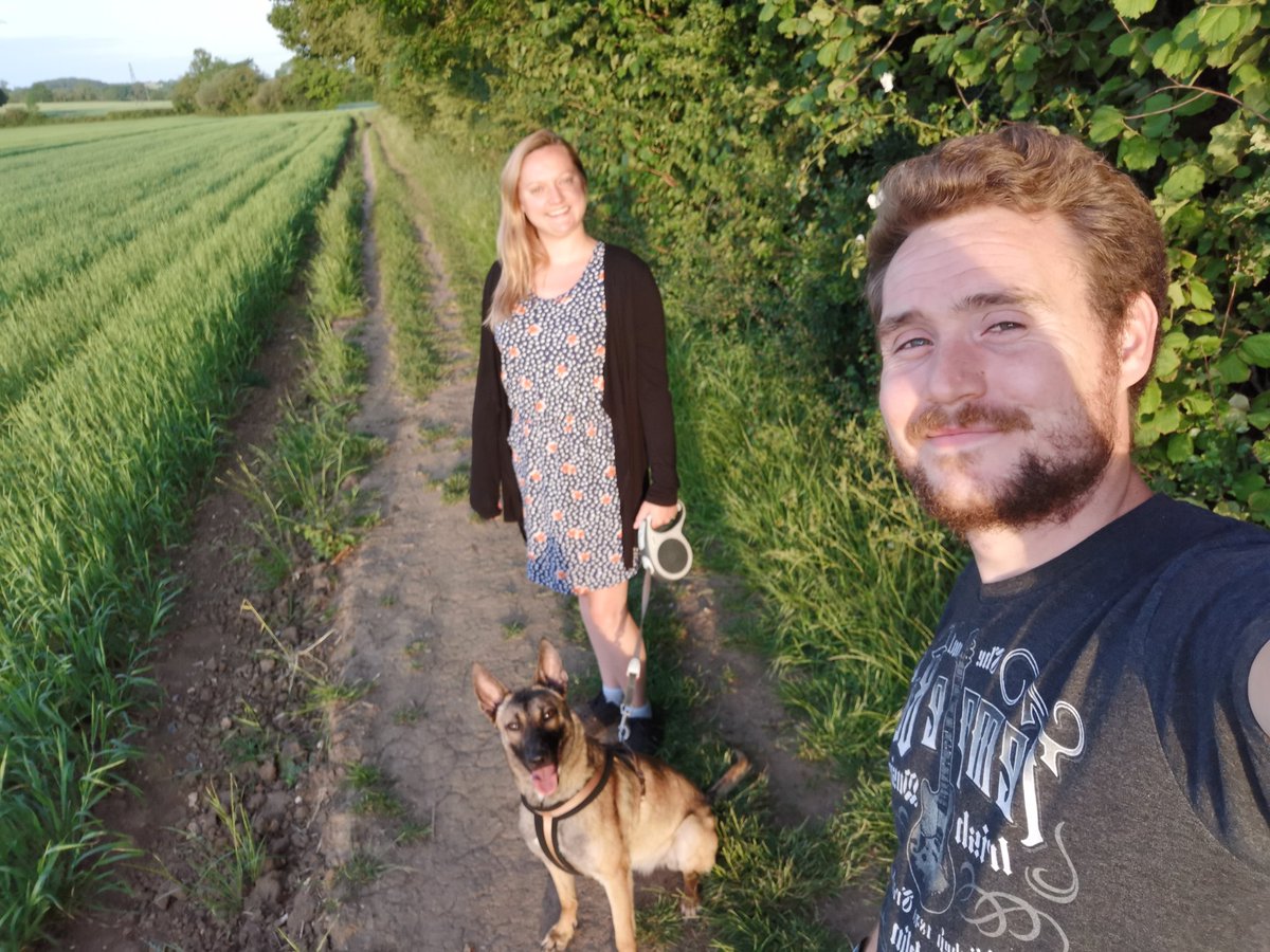 LukeWatts1's tweet photo. Nice evening walk with @JessicaLake90 and the newest member of the family
#eveningwalk #outside #stowmarket #belgianmalinois #dogsoftwitter https://t.co/CpGsqNREvb