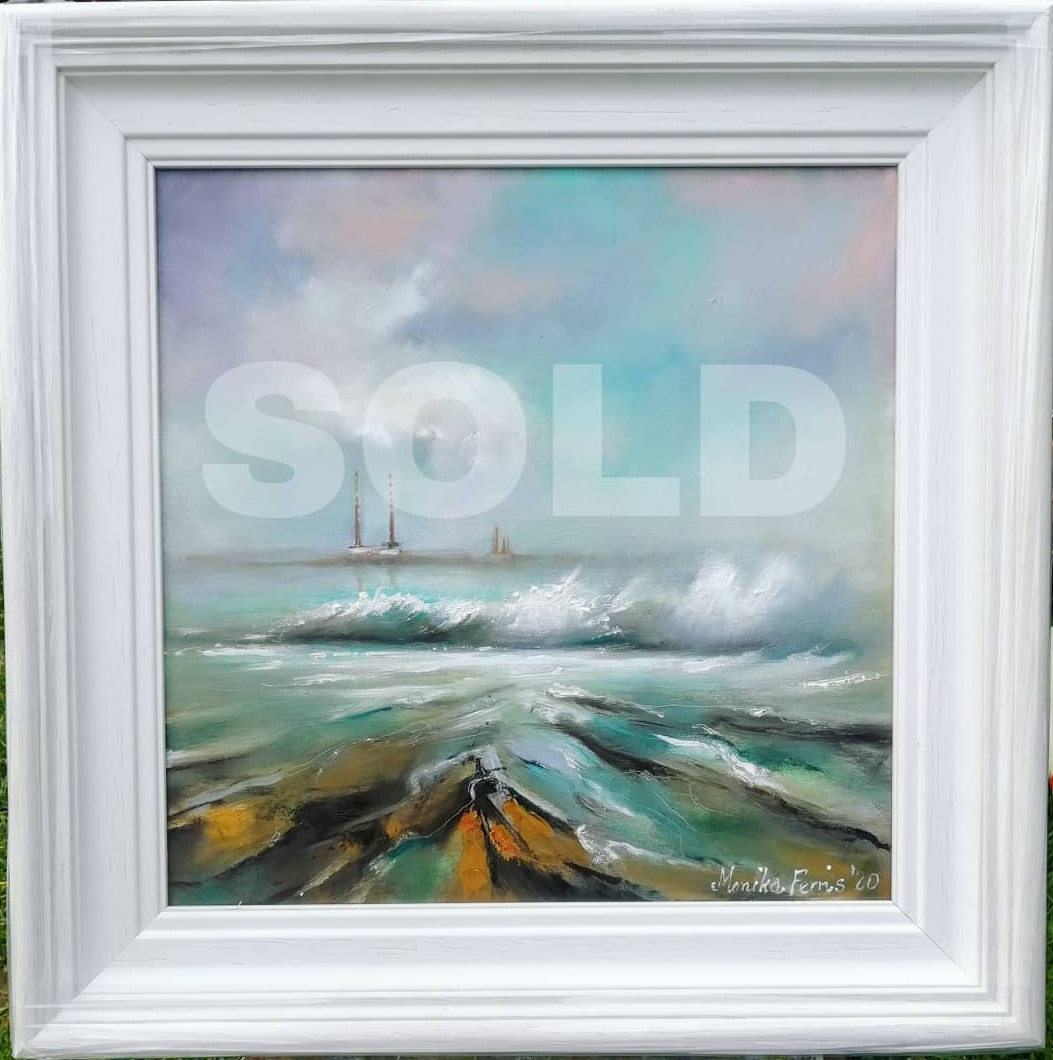 MonikaFerris's tweet photo. Surround yourself with art that is worth a thousand words❤️
#oilpainting from my new #seascape collection is still available "Lost in the right direction" 32cm x 64cm framed, €365 FREE postage.✨
#ArtLovers #interiordesign #lockdownArt #giftideas #homedecor #irishart #irishsea https://t.co/4V8frL8wcN