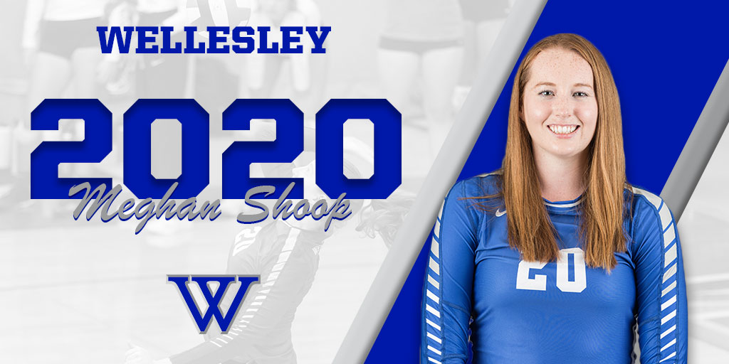 WellesleyBlue's tweet photo. Meghan Shoop '20 | #WellesleyVB
"I am so grateful to my teammates, my coaches, my family, those working at PERA and all those who came out to cheer for our team for supporting me these past four years."
https://t.co/fftTzhPBCt
#EarnTheW | #ThankYouSeniors | #Wellesley2020 https://t.co/FiSJRfW0ia