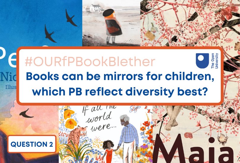 Q2. We know how important it is for every child to see themselves in texts that they read. Which picturebooks would you recommend that reflect diversity in all of its forms? #OURfPBookBlether