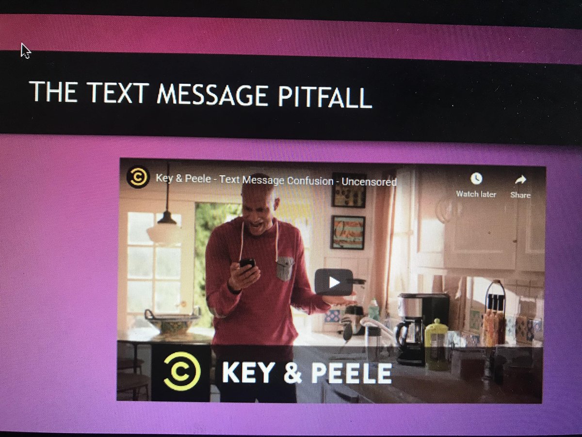 LIVE!  

The pitfalls, challenges and the NEED for resolving #conflict via text message.  #focusADRfwd  <a href="/ACRGNY/">Conflict Resolution </a> <a href="/NewYorkPeace/">NY Peace Institute</a> 

acrgny.org/2020Agenda

#odr | #cmc| #onlinedisputeresolution