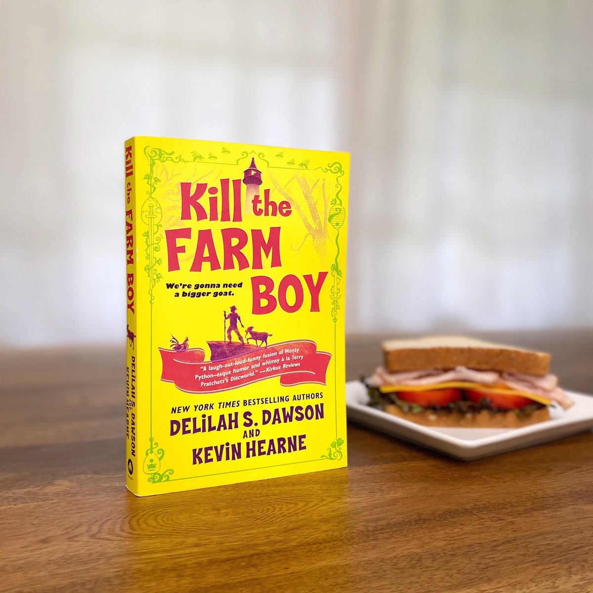 lit_wasted's tweet photo. Are you ready for our Live Discussion Wednesday? Well, that’s tomorrow! Hurry up! Grab your sand witch & a delicious boot, but maybe skip the smoothies & mushrooms. See you on Facebook or YouTube at 7:30 PM CT / 8:30 PM ET!
#KilltheFarmBoy #bookclub
@DelilahSDawson @KevinHearne https://t.co/R6mLuQv4dv