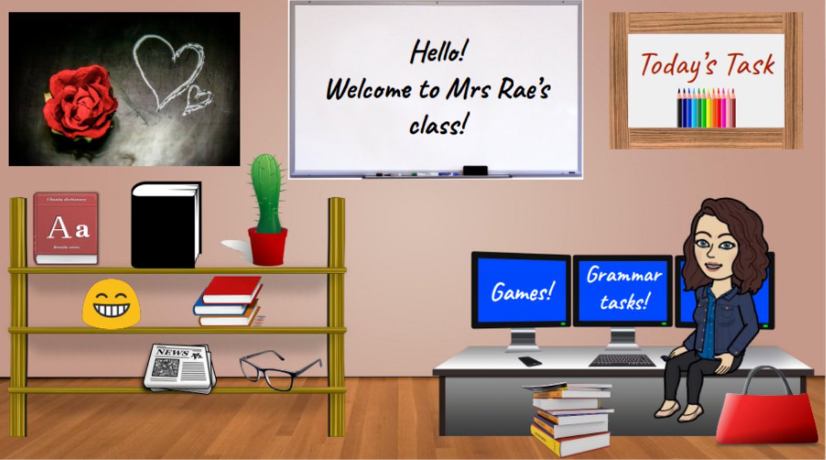 Virtual classroom up and running! Had such fun putting it together 😊