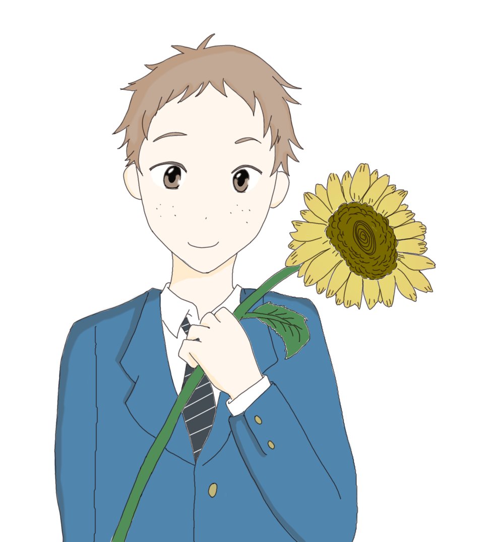 amyskae's tweet photo. Taiyo Ishigami and a Sunflower
#ASkyFullOfStarsAlign
#HoshiainoSora
#StarsAlign
#星合の空 https://t.co/91Wfj1Sj69