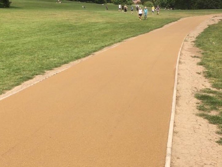 derby_parks's tweet image. Today marked the #beginningoftheend of the Darley Park All-User Path (A-UP!) completion. The final surface is being laid using a hard wearing sandy coloured @NatraTex 

Some reinstatement to finish when the weather is in our side. 🚜🌱🌱

#accessibility #riverside #accessforall