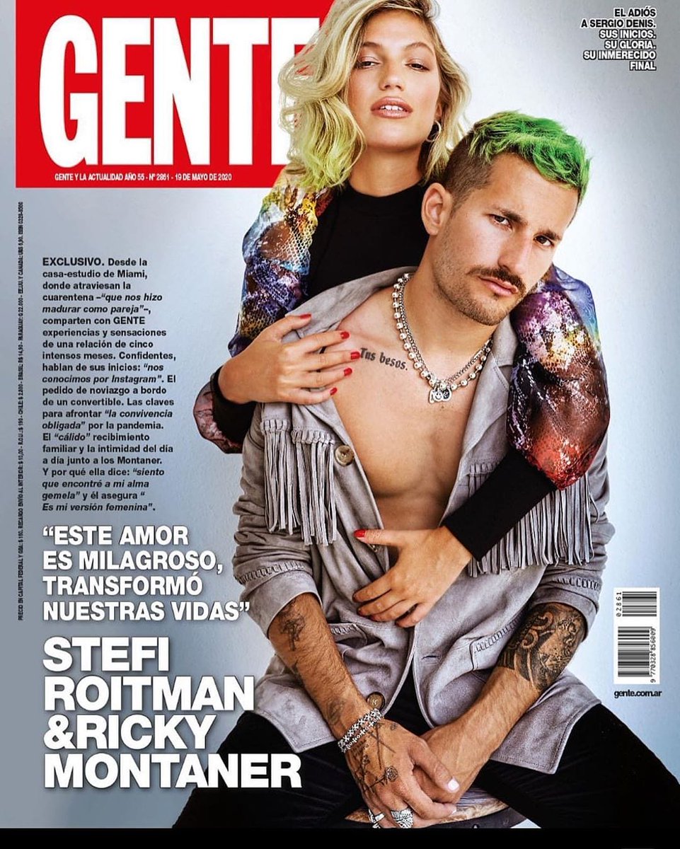 MYRBrasil's tweet photo. 📸| Ricky e Stefania na capa da revista "Gente" 😍 https://t.co/AppVOzZ9Lv
