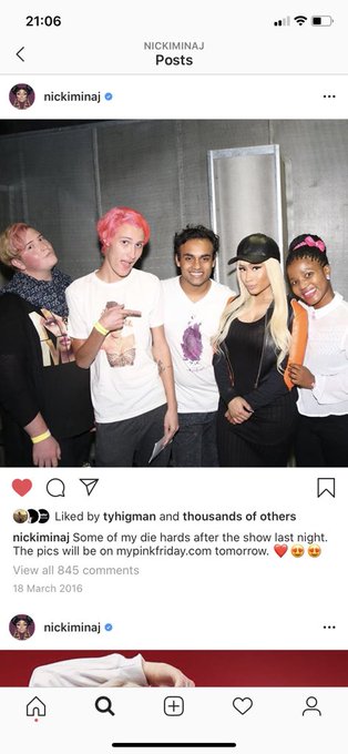 TAKE ME BACK TO THIS DAY! 😭😭😭 @NICKIMINAJ Love u sm! ❤️😭 https://t.co/MRxE2NTDXz<a class="tags" href="/tag/nickiminaj">@nickiminaj</a><a href="/tag/newprofilepic"class="tags"><span>#newprofilepic</span></a>