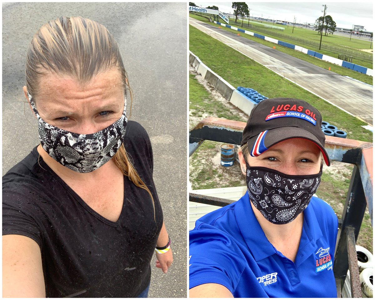 Yesterday  ➡️  Today

Set up day in the pouring rain yesterday, versus getting to coach race cars on a race track today. And people saw you can’t see emotions when someone is wearing a mask... 😂

#MaskingForAFriend #Coaching #BackAtTheRaceTrack