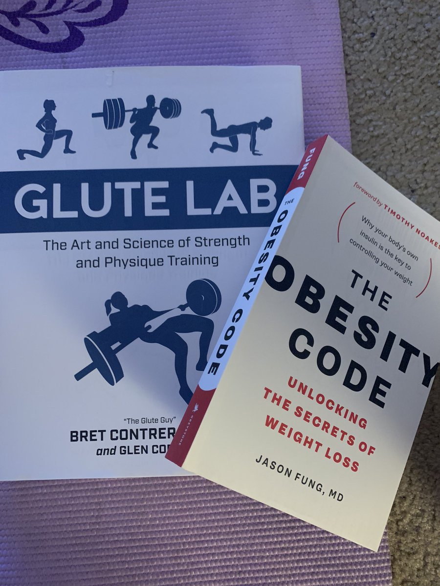 1AccordFitness's tweet photo. 2 new books for me today @bretcontreras @drjasonfung excited to explore them both! #reading #TheObesityCode #GluteLab #Learningathome https://t.co/RQ4ukFMVhL
