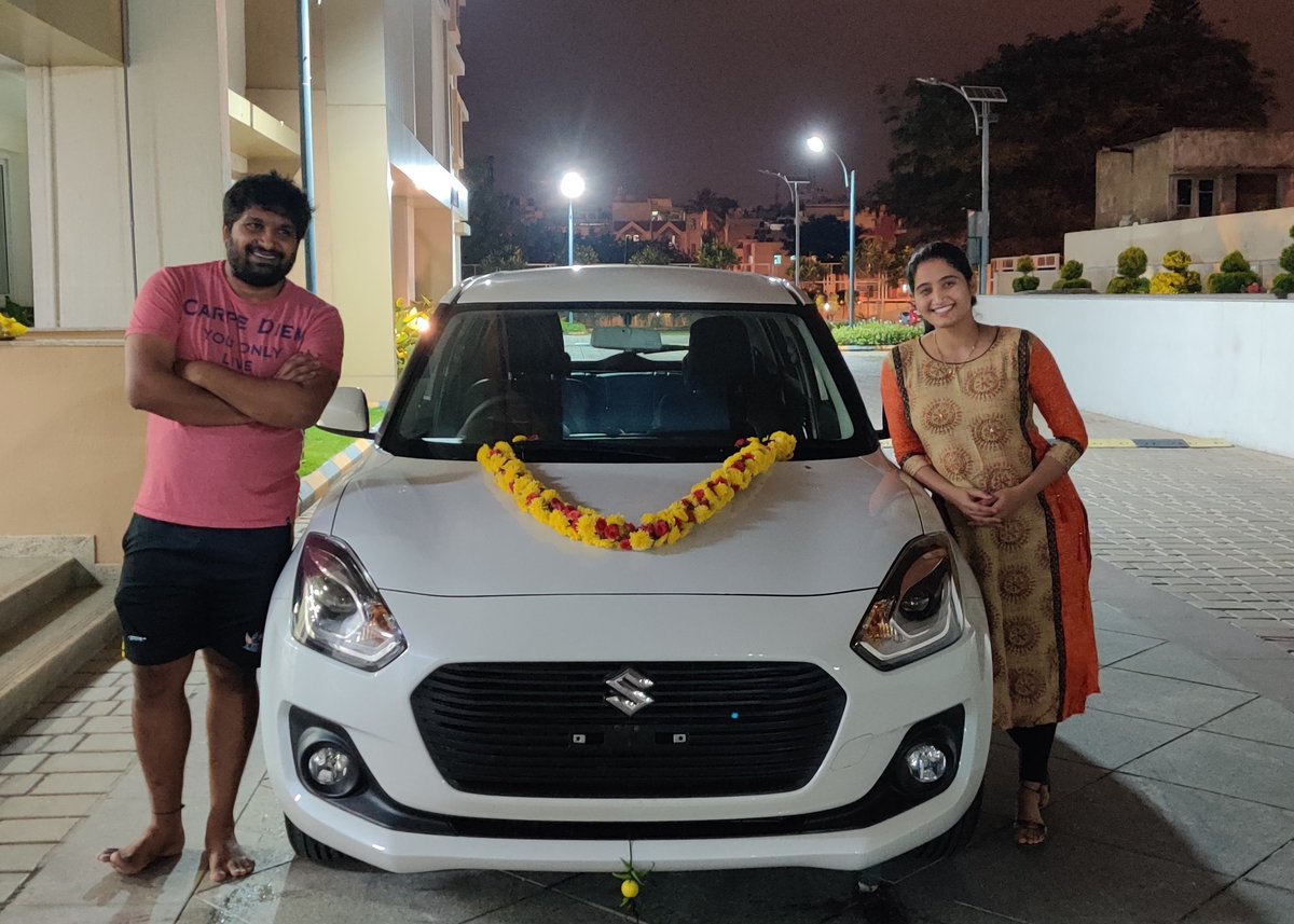 PurohitApeksha's tweet photo. &amp; actually the celebration started like this... New one added to the family ❤️ thank you so much my love for wonderful gift  @PavanWadeyar https://t.co/VgImXZckRu