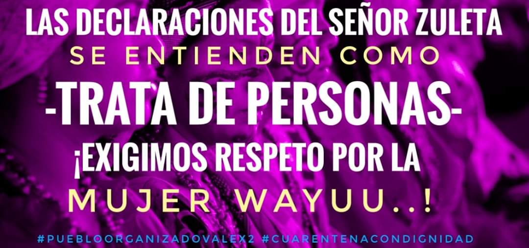 trochandosf's tweet photo. Uno de los hermanos Zuleta generó indignación al manifestar su intención de comprar una niña Wayuu. Situacion que se suma al arreglo económico entre familias para casar hijas con quien no conoce ni ama llamada -dote-, que por más tradición, violenta a las mujeres Wayuu https://t.co/bHyoTf8Yar