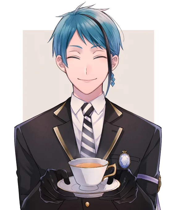 紅茶入れてほしい～って思って描いたけど私紅茶飲めなかった(完) 