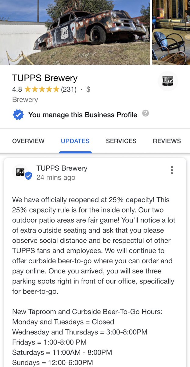 Our taproom has reopened at 25%! You can still purchase curbside Beer-To-Go! Check out our new hours and additional information.