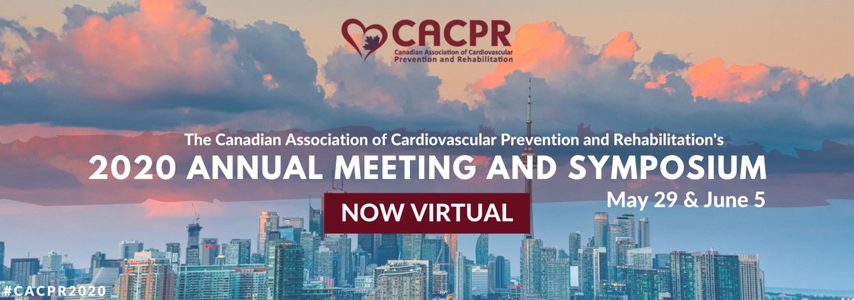 HSF_science's tweet photo. The 2020 CACPR Annual Meeting & Symposium Is Going Virtual. The theme of the CACPR’s spring meeting is "Innovations in Prevention and Rehabilitation". Registration for Day 1 is free! Find speaker highlights, program & registration online here: https://t.co/PnJoMLX1T8 #CACPR2020 https://t.co/HRDg7y83wF
