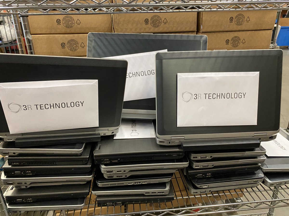 3rtechnology's tweet image. We&apos;re shipping 24 laptops to low-income students today to help them get online.  Contact us about helping out.