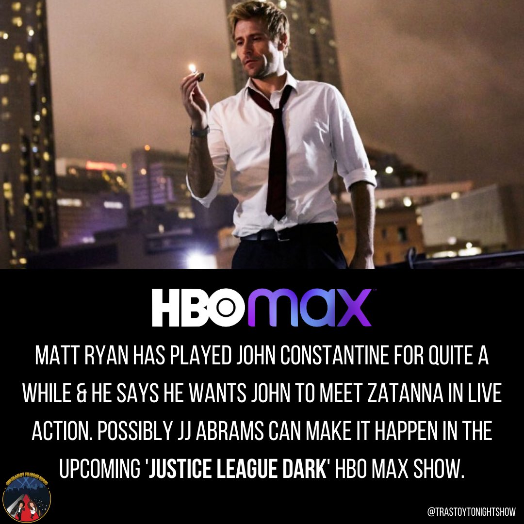 moviesw_andy's tweet photo. I’m a huge Zatanna fan & I’d love to see Zatanna in live-action form with Matt Ryan’s John Constantine. Could JJ Abrams bring her into the Justice League Dark series? #JusticeLeagueDark #Deadman #MattRyan #HBO #FelixFaust #EtrigantheDemon #DoctorDestiny #RitchieSimpson https://t.co/PxXqLszrf5