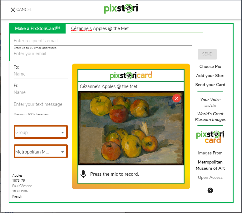 PixStori's tweet photo. https://t.co/U5iCwouLX7 Here is a new feature we're adding to our new PixStoriCard offer:  video export so you can hear the sound.  Also building new ways to get involved. Will need to recruit some guest curators soon.  Stay tuned! https://t.co/S46O0Ebuli