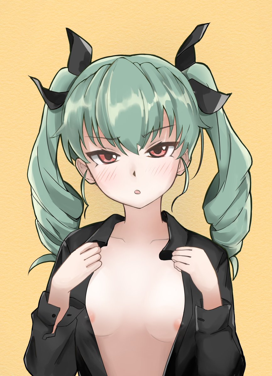 アンチョビ(ガルパン) 「夜中にこっそりアップ 」|そうなた　Skebくれーのイラスト