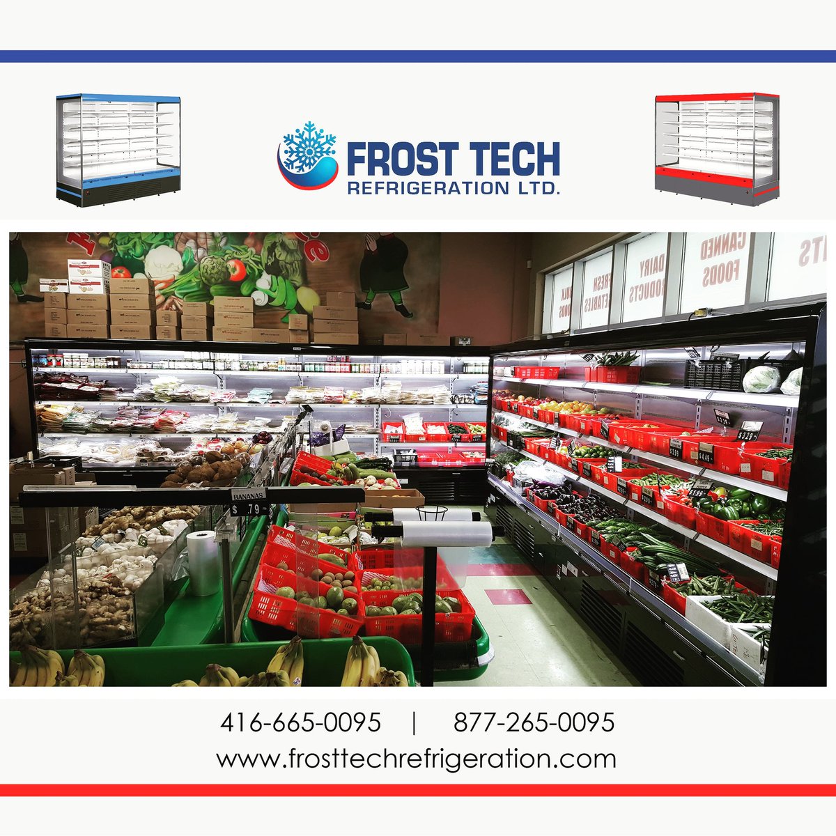 Frost Tech Refrigeration Ltd on Twitter "Open Merchandisers, produce