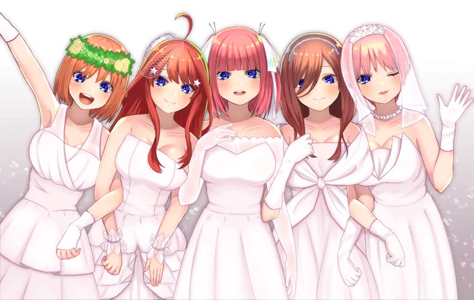 #五等分の花嫁記念日 #五等分の花嫁
五つ子ちゃん大好き!!?2期楽しみです! 