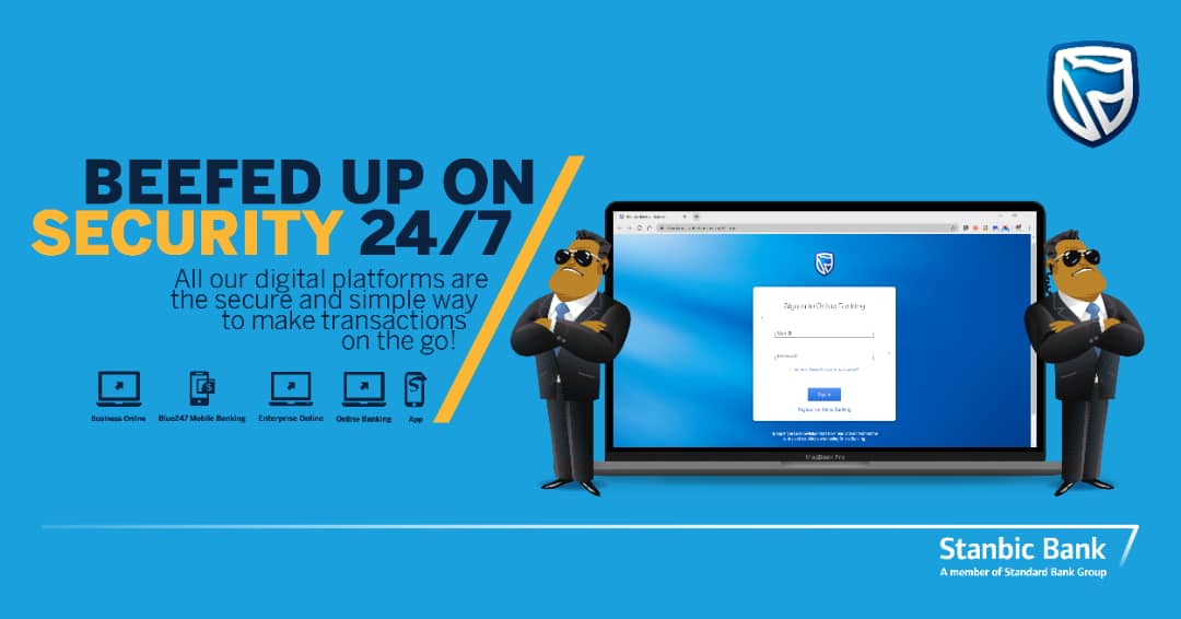 Stanbic Bank Zimbabwe on Twitter "No need to worry about security! Don