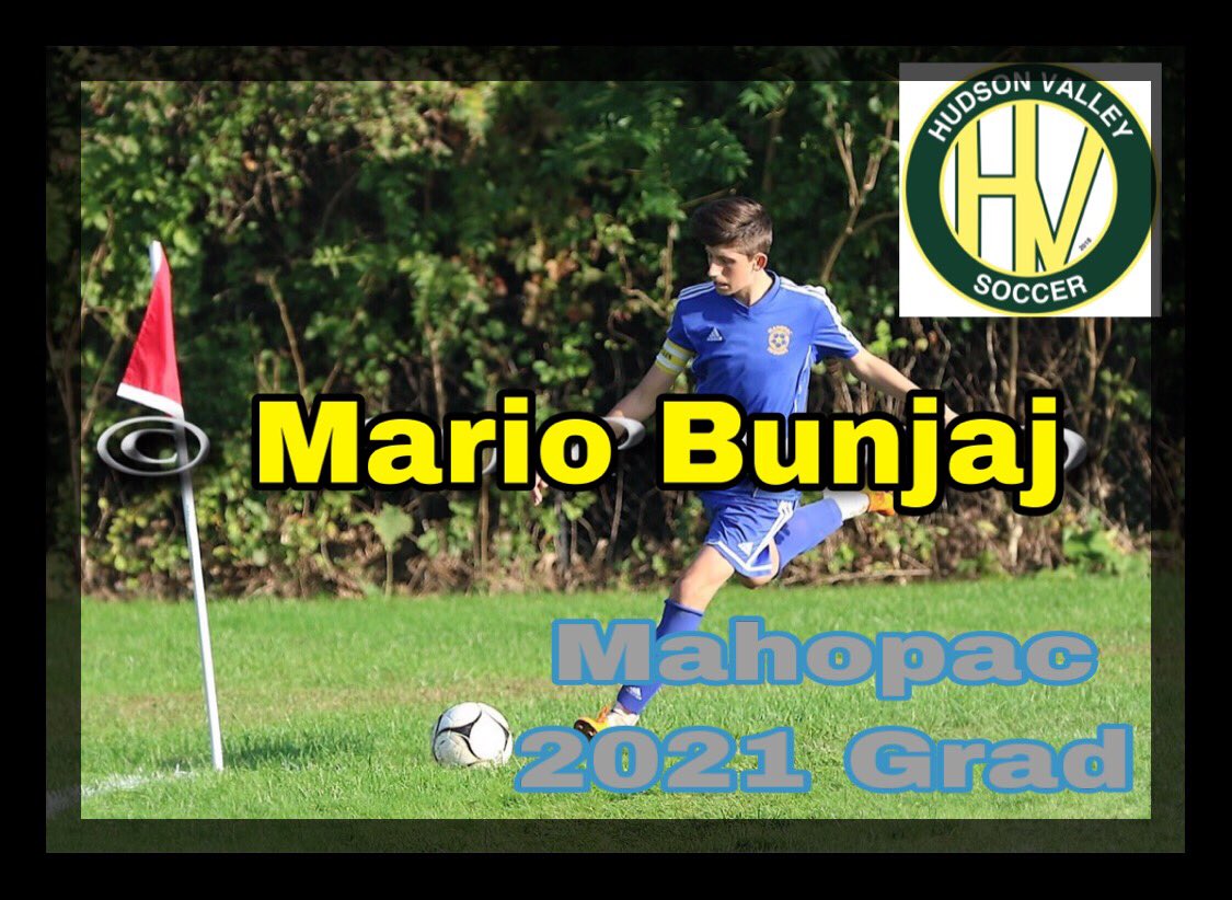 HVShowcaseCamp's tweet photo. HV ID Camp Prospect Mario Bunjaj was voted team MVP as junior @mahopacsoccer &amp; @PACSportsMedia - and he is also of Putnam County’s top returning goal scorers for 2020 season. #NextLevelPlayer 

Highlights:
https://t.co/1HPJcTVdMl https://t.co/io8yAiLis6