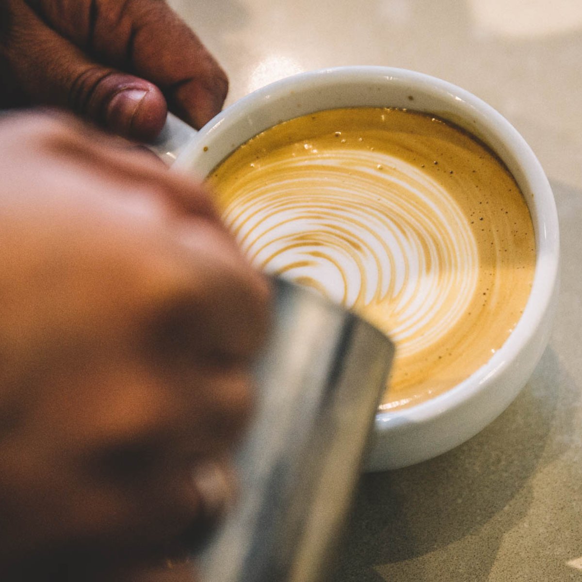 We like our coffee prepared perfectly -- you could say we're pour-fectionists. Omg, Nervous Dog. WHATEVER 🤪