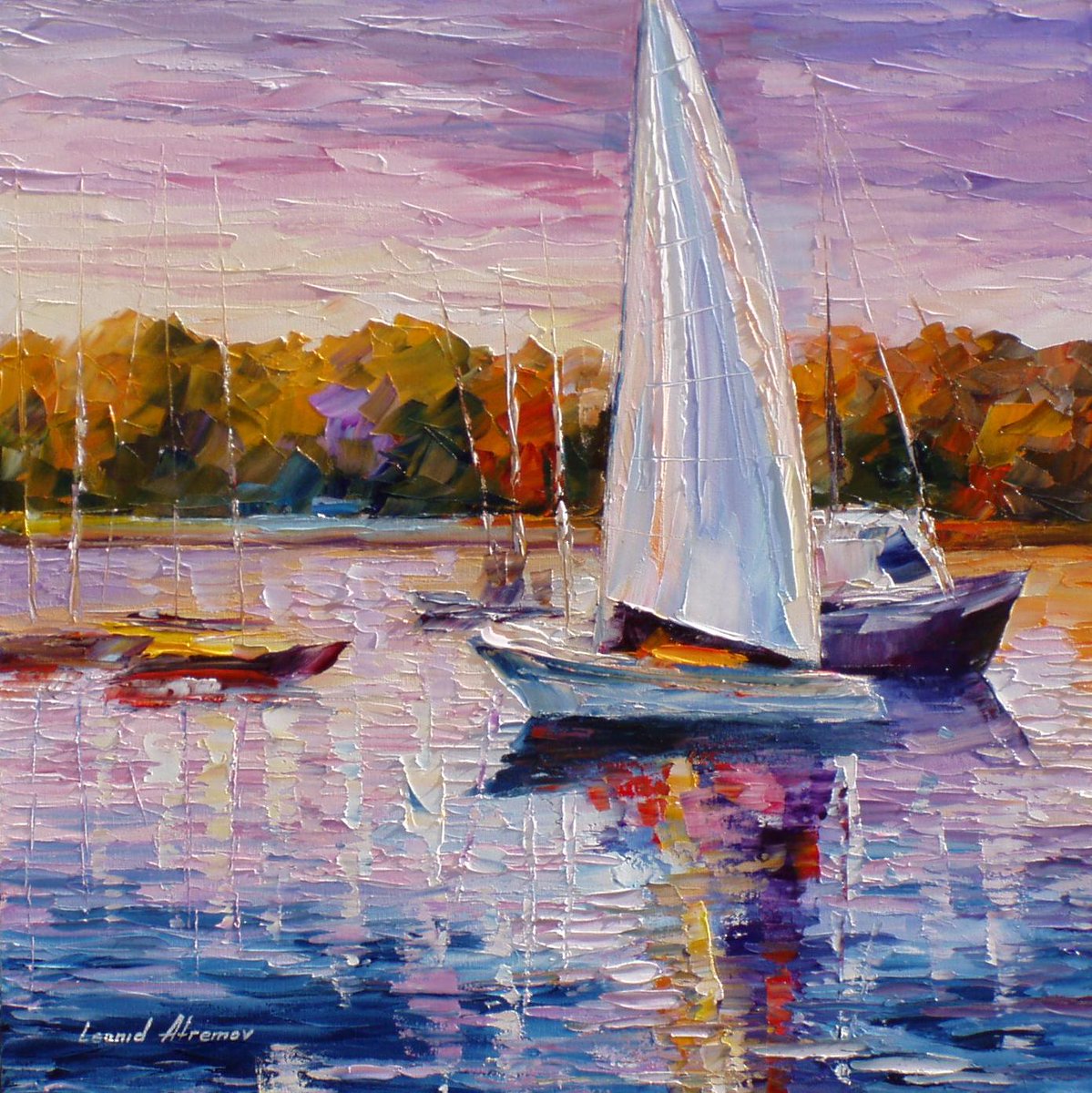 julia_stile's tweet photo. Do you like puzzles? We have prepared something special for you! Puzzle created based on a painting by Leonid Afremov. EVENING CALM — oil painting on canvas https://t.co/YK6JkKeEqR https://t.co/PmDolzD0iG