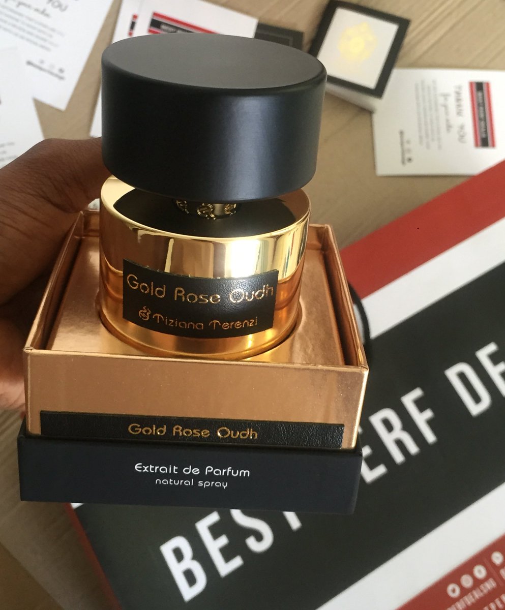 Gold Rose Oudh opens with lemon and sand(weird but nice!)At the center, there’s rich potent rose and patchouli that makes you want to get lost in the wearer.Dry down is a well put together honey, oud, sandalwood, amber and musk.Easy on the trigger!GHC750 @bestperfdealsgh