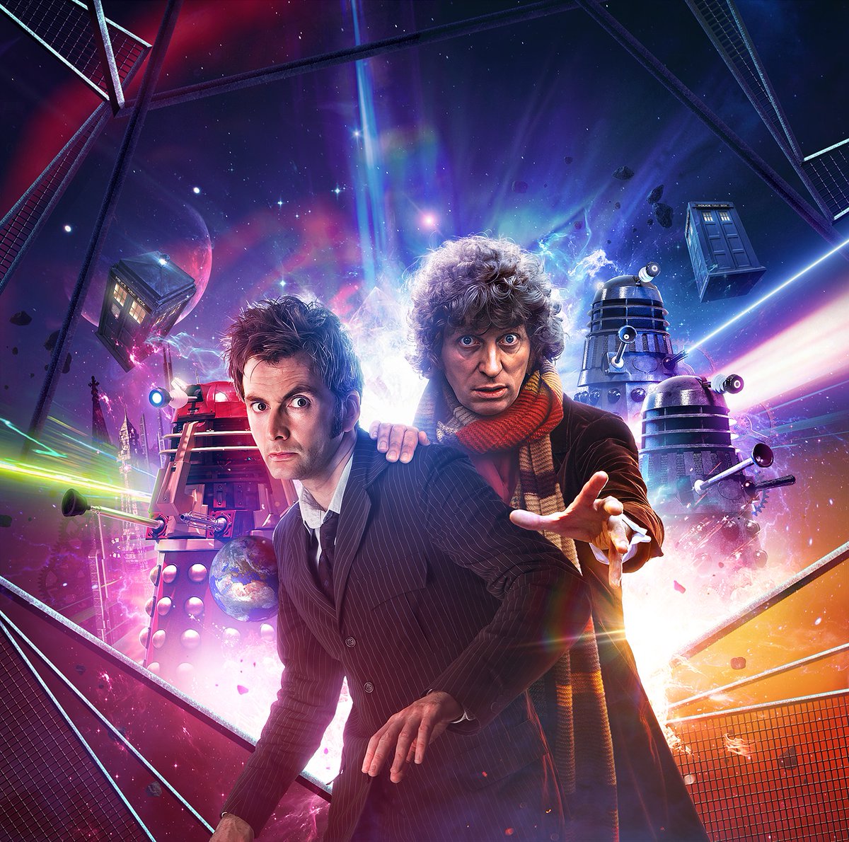 Excitement levels RISING. My artwork for the upcoming Tennant/Baker-fest from <a href="/bigfinish/">Big Finish Insider</a>! With huge thanks to <a href="/AnthonyLamb/">Anthony Lamb</a> for his amazing classic Dalek renders. #doctorwho